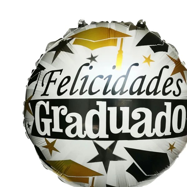 GLOBO METALICO GRADUACION REDONDO VM E.25